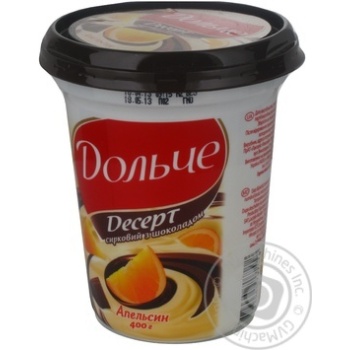 Dessert Dolce curd chocolate 400g Ukraine