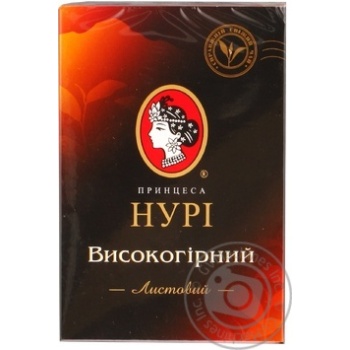 Чай Принцесса Нури черный высокогорный 90г купить, цены на МегаМаркет - фото 1