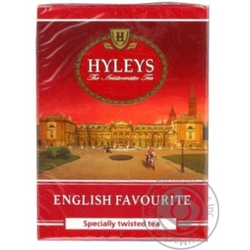 Tea Hyleys English favorite black loose 100g cardboard packaging - buy, prices for MegaMarket - photo 4