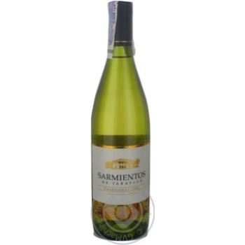 Вино Sarmientos Chardonnay біле сухе 0.75л х6 купить, цены на МегаМаркет - фото 1