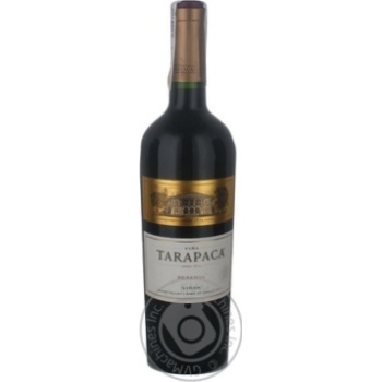 Wine shiraz Tarapaca red dry 14% 2008year 750ml glass bottle Chili - buy, prices for MegaMarket - photo 5