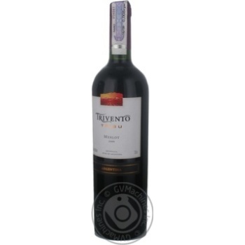 Вино Trivento Merlot червоне сухе 0.75л х6 купити, ціни на МегаМаркет - фото 8