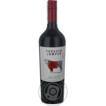 Wine malbec Tussock jumper red dry 14% 750ml glass bottle Argentina - buy, prices for MegaMarket - photo 5