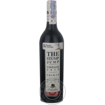 Вино d'Arenberg Stump Jump Shiraz червоне сухе 0.75л х6 купити, ціни на МегаМаркет - фото 1