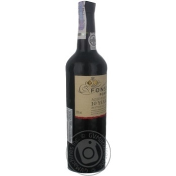 Вино Fonseca 10 Year Old Tawny червоне кріплене 0.75л х6 купить, цены на МегаМаркет - фото 2