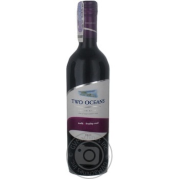 Вино Two Oceans Soft&Fruity Red червоне сухе 13,5% 0,75л - купити, ціни на NOVUS - фото 5