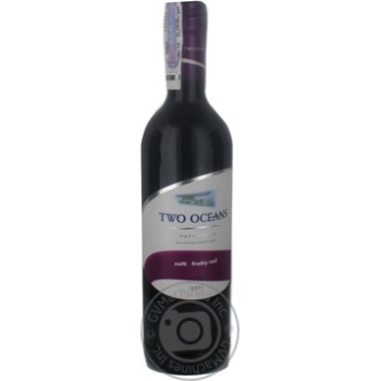 Вино Two Oceans Soft & Fruity Red красное сухое 13,5% 0,75л - купить, цены на - фото 5