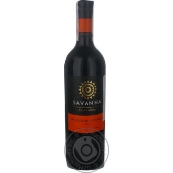 Вино Savanha Pinotage/Shiraz Spier Wines червоне сухе 0.75л х6 купить, цены на МегаМаркет - фото 1