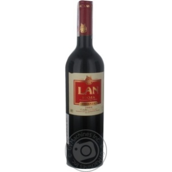 Wine tempranilyo Lan red dry 13.5% 2006year 750ml glass bottle Spain - buy, prices for MegaMarket - photo 1