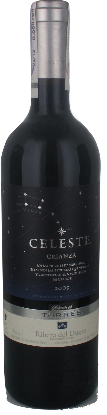 

Вино Torres Celeste красное сухое 13,5% 0,75л