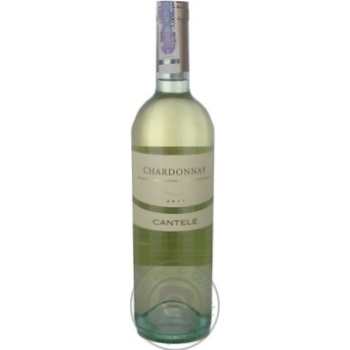 Вино Cantele Chardonnay біле сухе 0.75л х6 купити, ціни на МегаМаркет - фото 1