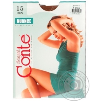 Колготы Conte Nuance 15 Den р.3 bronz шт купить, цены на МегаМаркет - фото 1