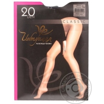 Intuitsiya Women's Tights Classic 20 den 5 gray - buy, prices for ULTRAMARKET - photo 2