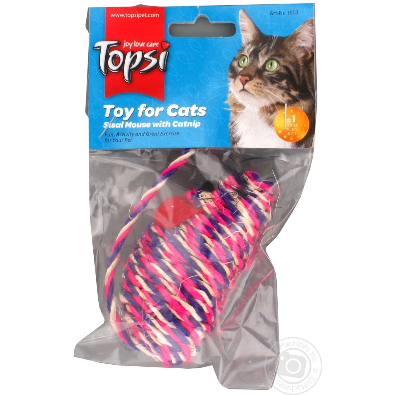 

Игрушка для котов Topsi Мишонок 10 см