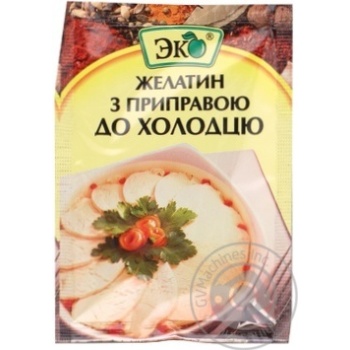 Желатин з приправою Еко до холодцю 20г купити, ціни на МегаМаркет - фото 3