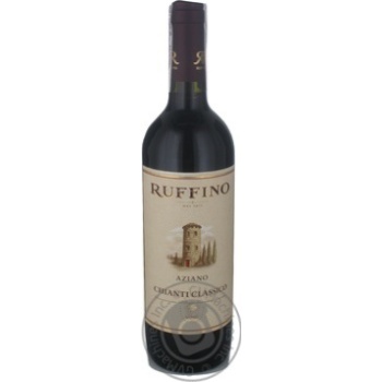 Wine sangiovese red dry 13% 750ml glass bottle Chianti Italy - buy, prices for MegaMarket - photo 1