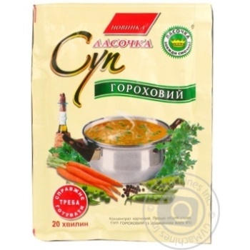 Суп АКП 60 г пак. гороховий купить, цены на МегаМаркет - фото 1