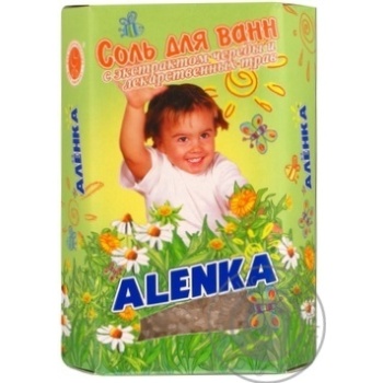 Salt Alenka herbs for bath 500g - buy, prices for NOVUS - photo 1