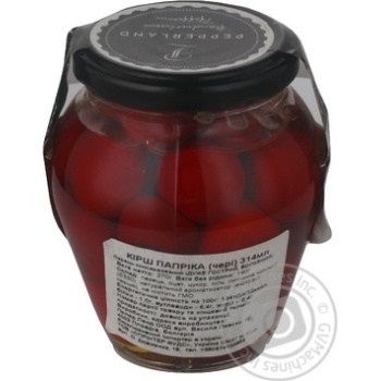 vegetables cherry tomatoes pepperland canned 270g glass jar Bulgaria - buy, prices for - photo 4