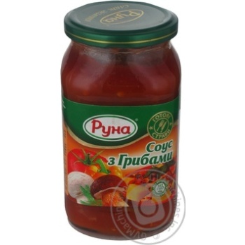 Sauce Runa mushrooms mushroom 485g glass jar - buy, prices for MegaMarket - photo 3