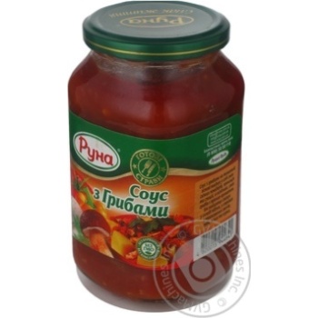 Sauce Runa mushrooms mushroom 485g glass jar - buy, prices for MegaMarket - photo 4