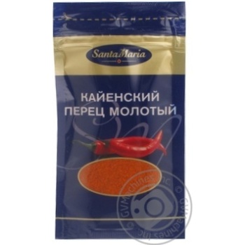 Перец Санта Мария кайенский молотый 18г Эстония купить, цены на МегаМаркет - фото 3
