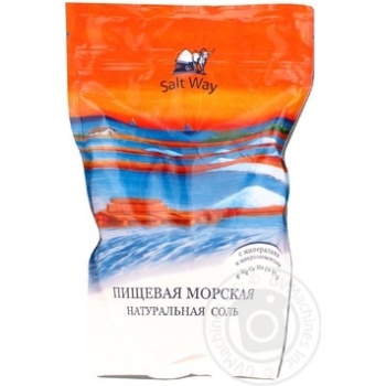Сіль Salt way Харчова морська 700г х16 купити, ціни на МегаМаркет - фото 1