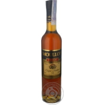 cognac moullon 40% vs 500ml glass bottle France - buy, prices for - photo 10