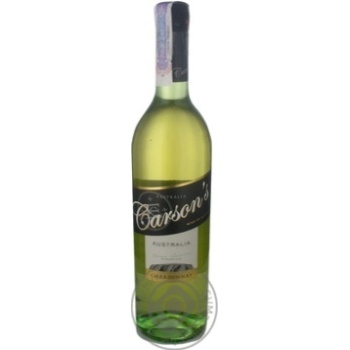Wine chardonnay Carson's cliff Private import white dry 12% 750ml glass bottle Australia - buy, prices for MegaMarket - photo 1