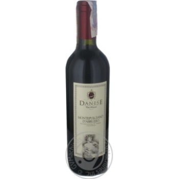 Вино Danese Montepulciano d'Abruzzo червоне сухе 0.75л х6 купити, ціни на МегаМаркет - фото 1
