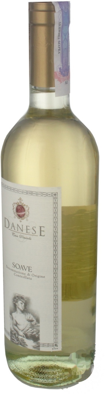 

Вино Danese Soave DOC белое сухое 11,5% 0,75л