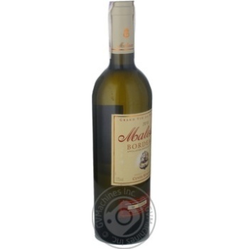 Wine Malesan white dry 12% 750ml glass bottle Bordeaux France - buy, prices for MegaMarket - photo 8