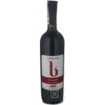 Wine saperavi Kvareli red dry 13% 750ml glass bottle Georgia