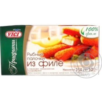 Vici Frozen Fish Sticks Fillet - buy, prices for MegaMarket - photo 2