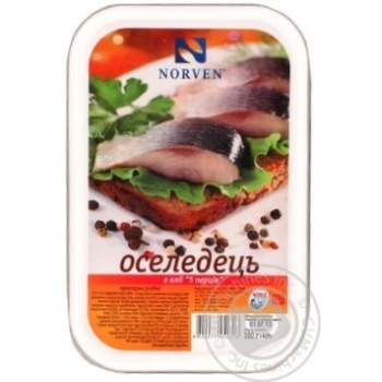 Preserves herring Norven 180g Ukraine - buy, prices for NOVUS - photo 4