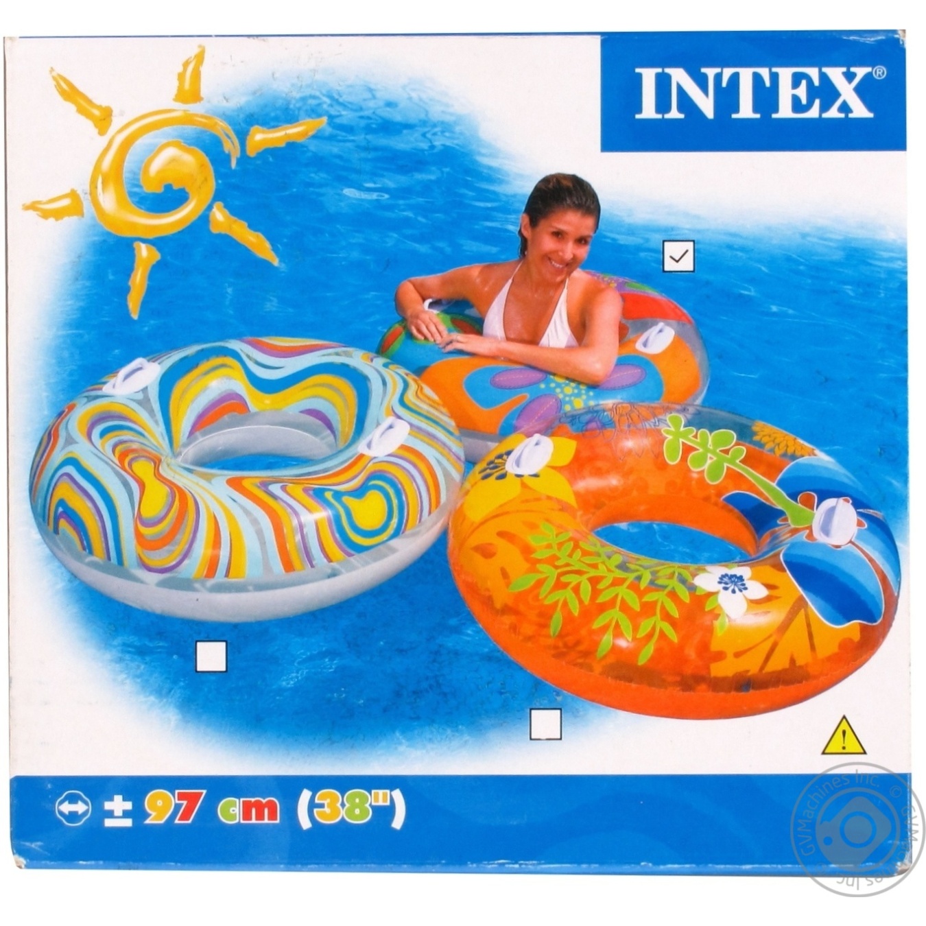 

Круг надувной с ручками Intex 58263