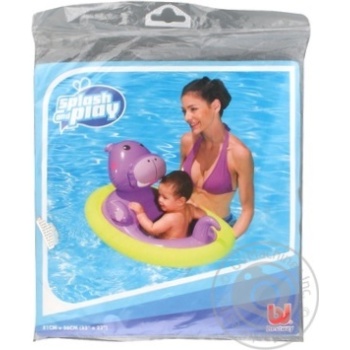 Bestway Swimming Inflatable Circle with Seat 81x56cm - buy, prices for NOVUS - photo 3