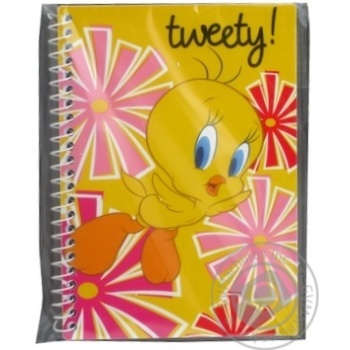 Блокнот, А6, 48арк.Cool for School Tweety кріплення блоку - бічна спіраль TW05270-03 - купити, ціни на NOVUS - фото 7