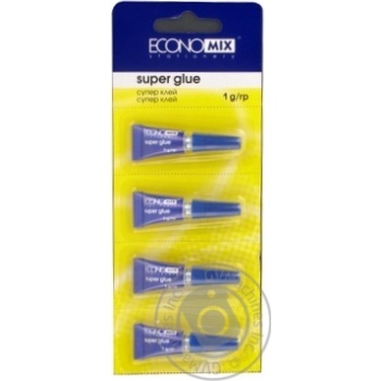 Super glue Economix 1g - buy, prices for MegaMarket - photo 1