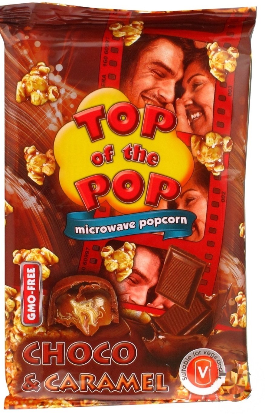 

Попкорн Top of Pop для микроволновой печи со вкусом карамели 100г