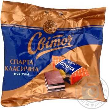 Конфеты Свиточ Спарта 210г Украина - сравните цены в супермаркетах ...