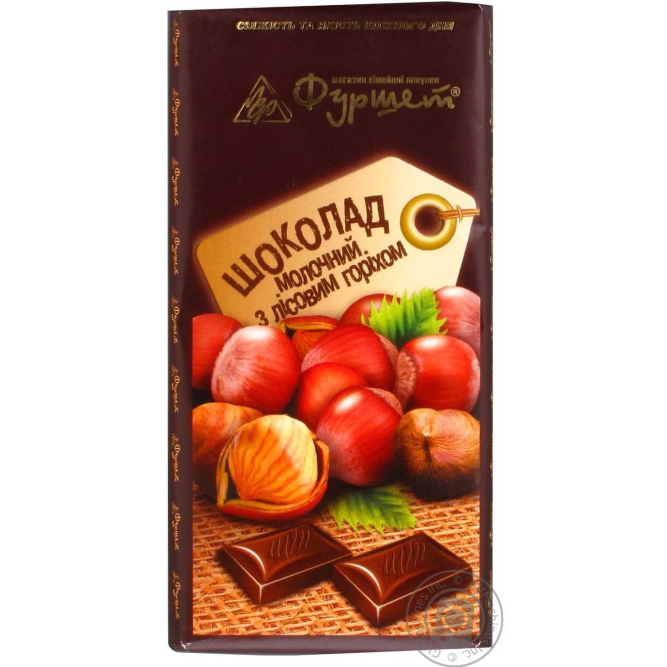

Шоколад молочный Фуршет с лесным орехом 85г