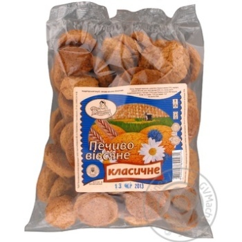 cookies boguslavna classic oat 400g polyethylene packaging Ukraine - buy, prices for - photo 1