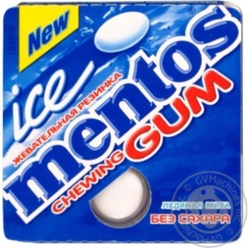 Жевательная резинка Mentos Ледяная Мята 12,9г купить, цены на МегаМаркет - фото 3