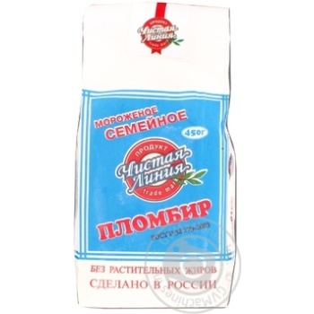 ice-cream product chistaya liniya family 450g - buy, prices for - photo 2