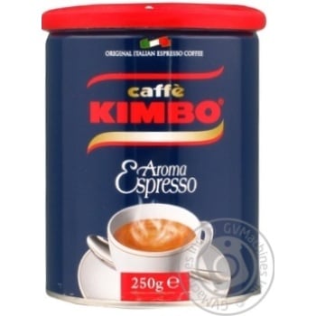 Ground coffee Caffe Kimbo Aroma Espresso 250g Italy - buy, prices for NOVUS - photo 1