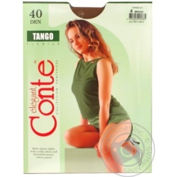 Колготи жіночі TANGO 40 р.4 Bronz х12 купить, цены на МегаМаркет - фото 1