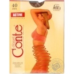 Tights Conte bronze polyamide for women 40den 5size