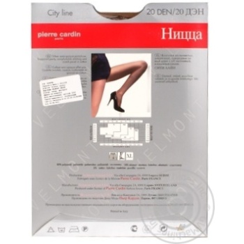Tights Pierre cardin vizone polyamide for women 20den 4size - buy, prices for MegaMarket - photo 4