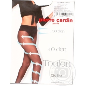 Колготи жіночі Pierre Cardin  Toulon 40 Nero 4 купить, цены на МегаМаркет - фото 1